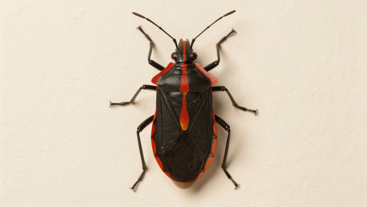 Boxelder Bug (Boisea trivittata) specimen photo — The Wild Pest field guide