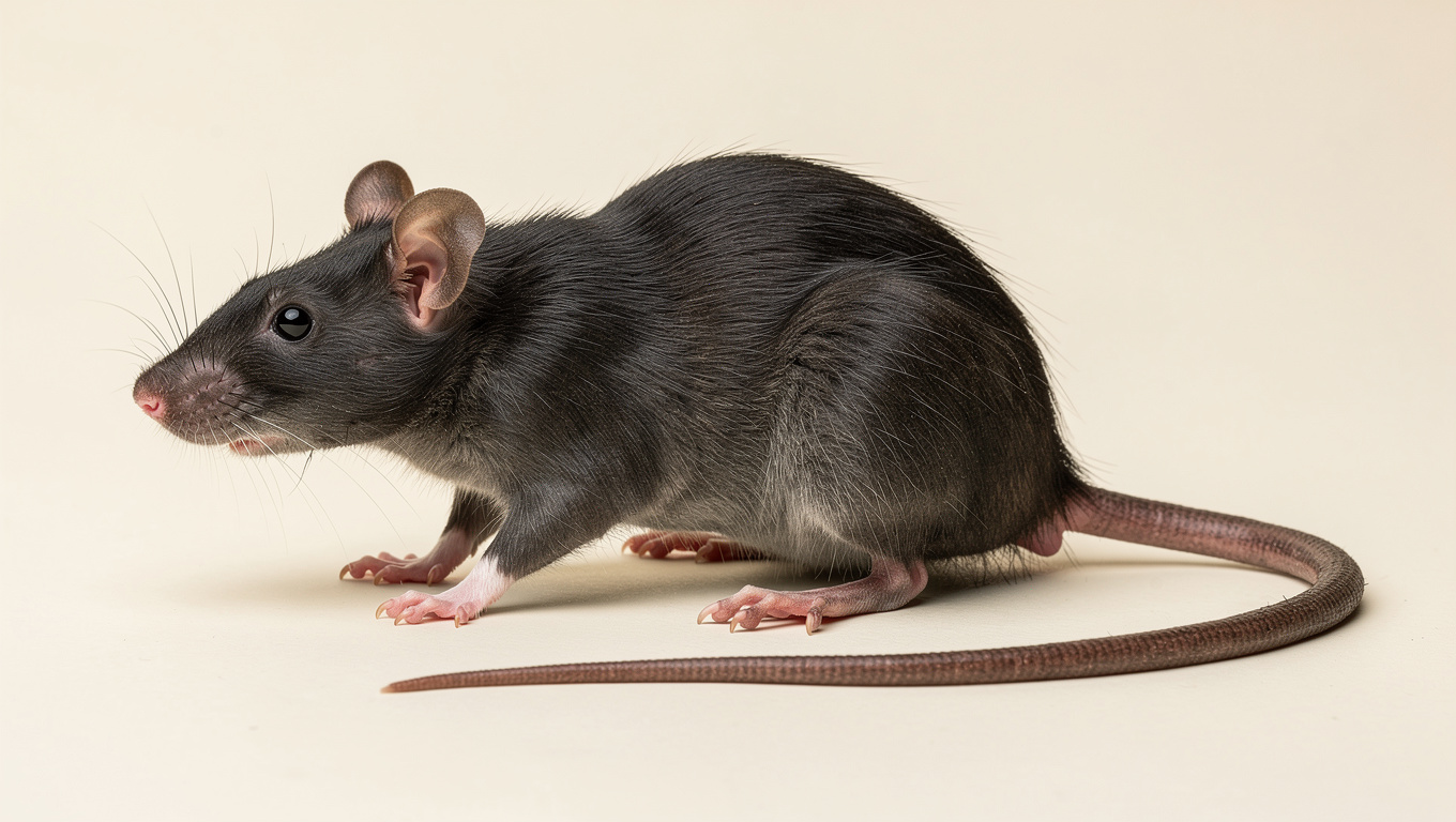 Roof Rat (Rattus rattus) specimen photo — The Wild Pest field guide