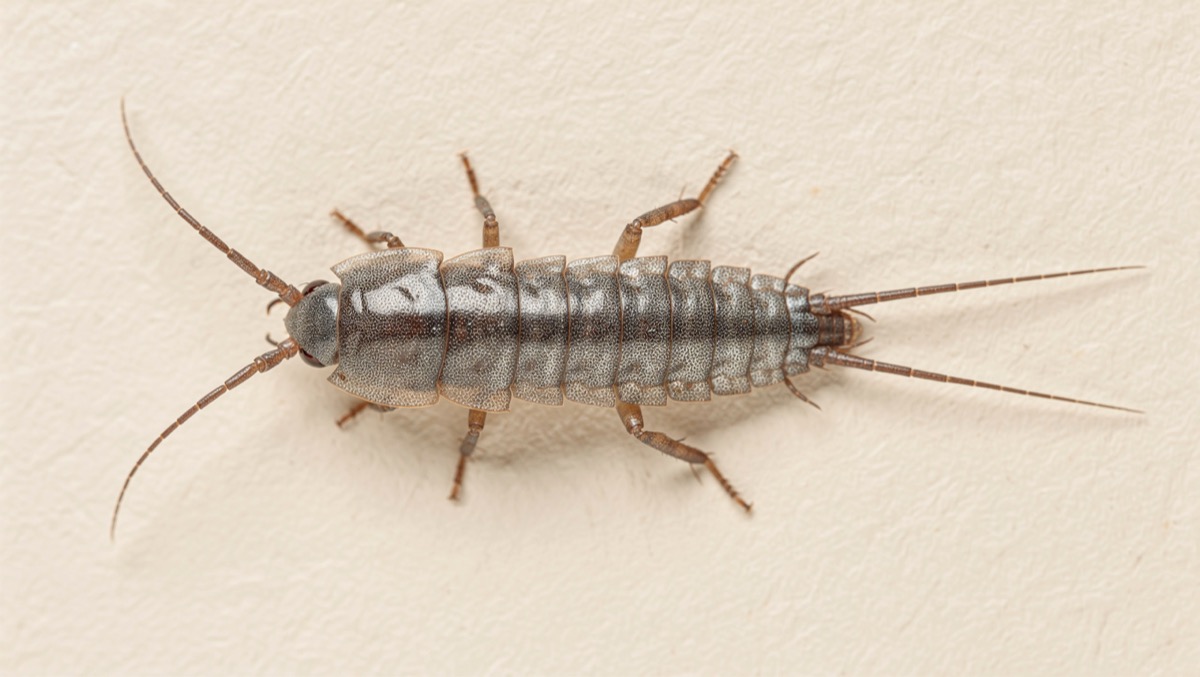 Silverfish (Lepisma saccharina) specimen photo — The Wild Pest field guide