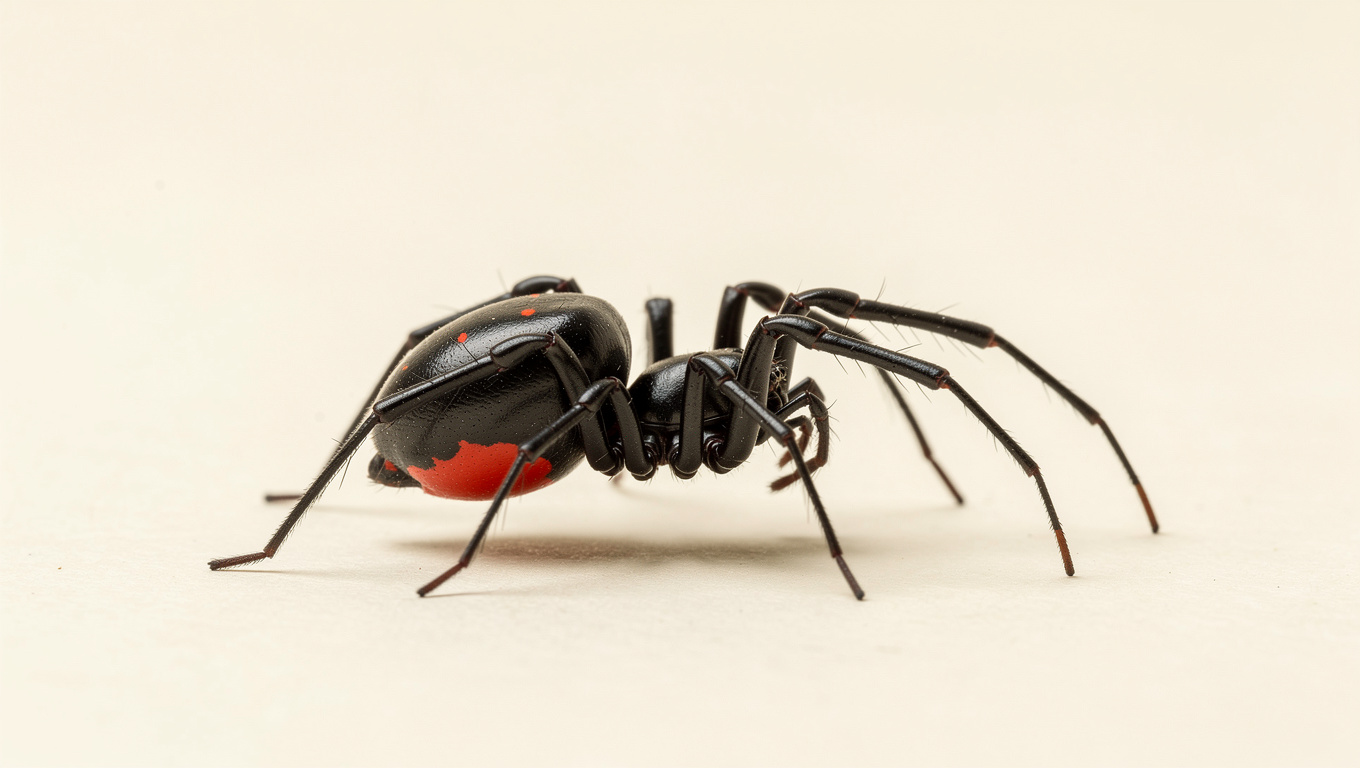 Western Black Widow (Latrodectus hesperus) specimen photo — The Wild Pest field guide